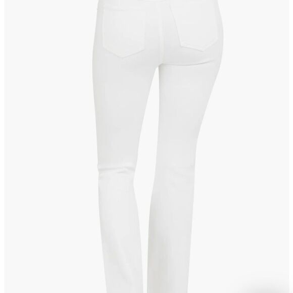 SPANX Flare White Jeans Reflect Your Style!  Size Large $148 - Picture 8 of 13